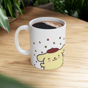 Cute Pompompurin Happy Ceramic Mug